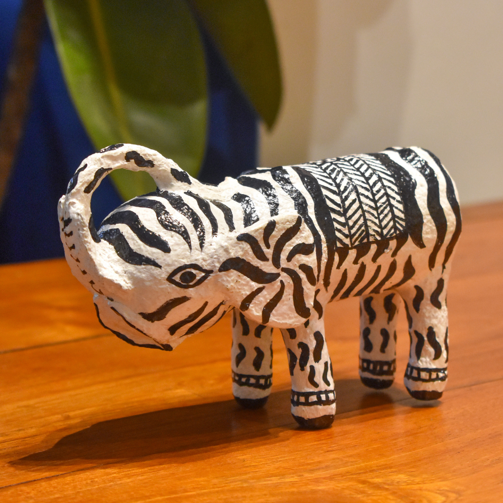 Upcycled Paper Elephant Rattle