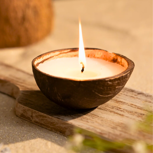 Coconut Shell Candle