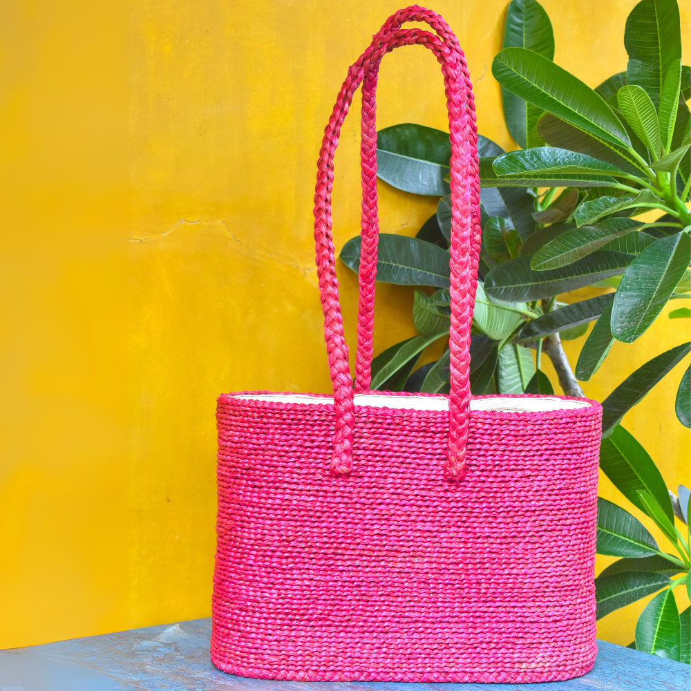 Hogla Grass Basket Bags