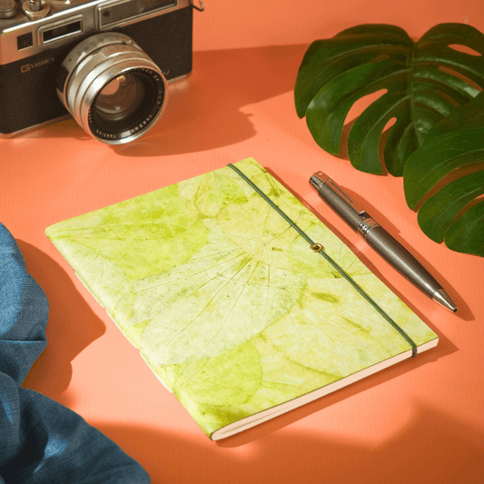 Leaf Imprint Paper Notebook